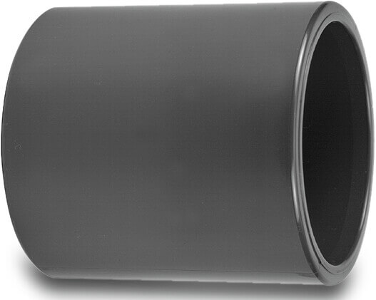 VDL Socket PVC-U 10 mm glue socket 16bar grey KIWA