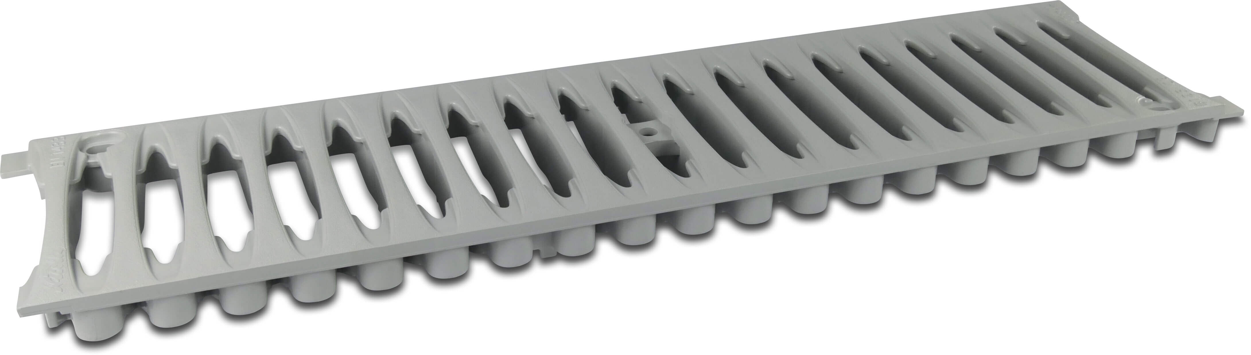 Rooster PVC-U grijs type met sleuven