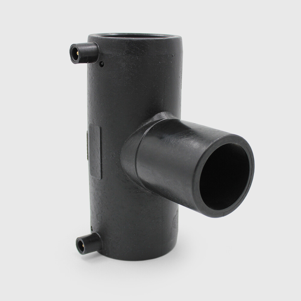 Profec T-stuk 90° PE100 160 mm electrolassok x spie x electrolassok SDR11 40VAC 10bar 16bar zwart DVGW