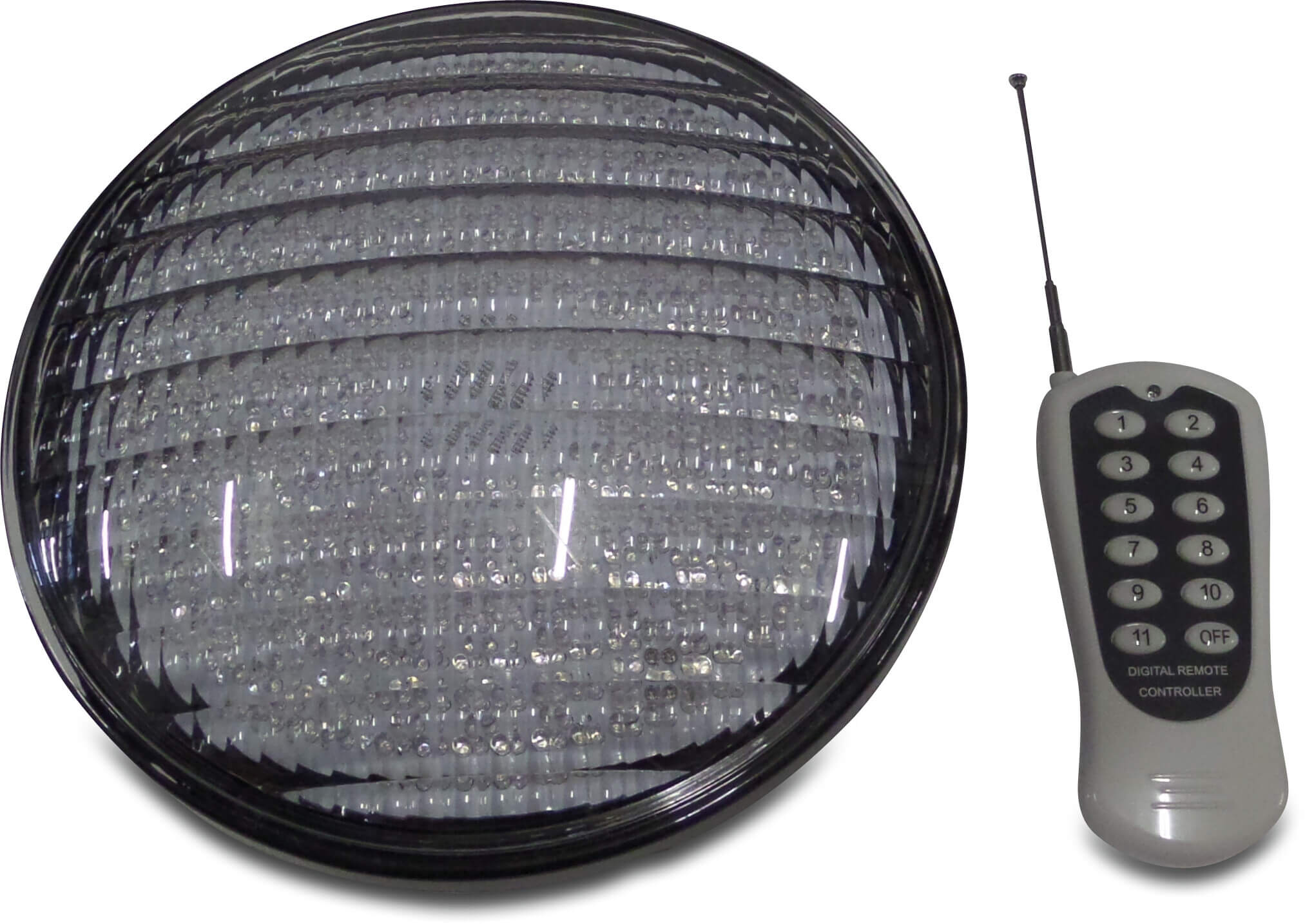 Replacement LED light 12VAC Par 56 type with remote control 16W