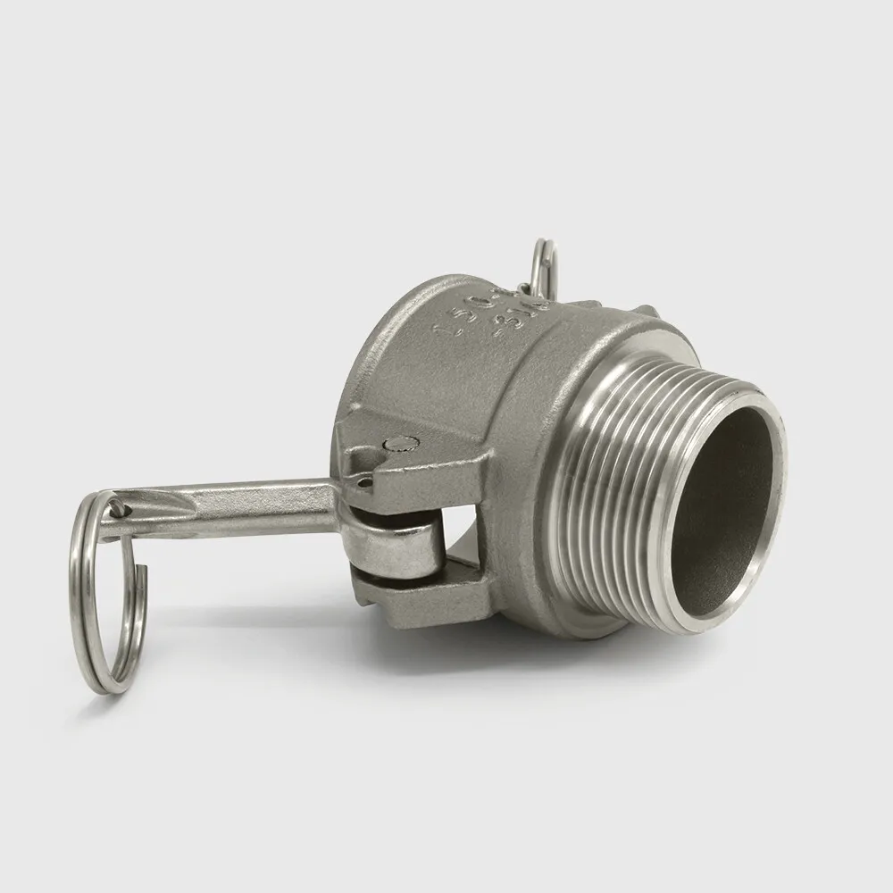 Quick coupler stainless steel 316 1 1/2" female part Camlock x male thread 16bar type Camlock B