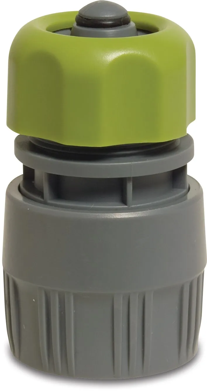 Aansluiting PVC-U 15-19 mm knel x vrouwelijk klik grijs/groen met waterstop type blister TOC