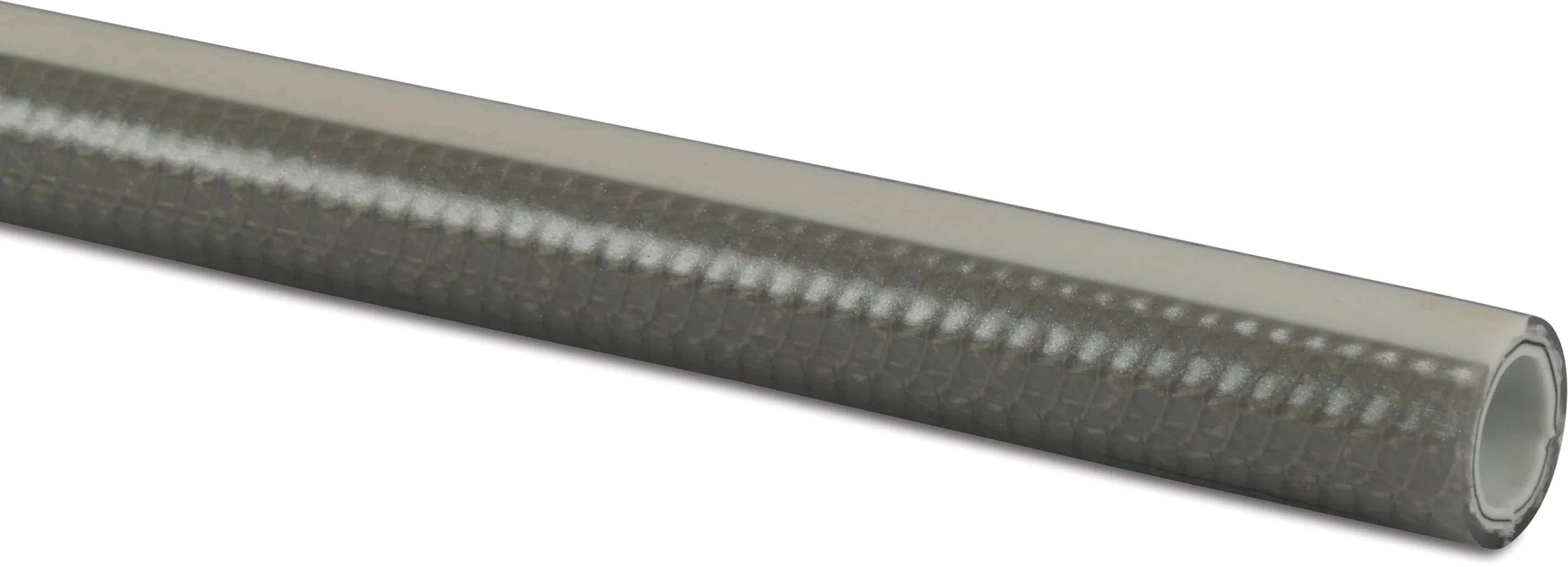 Profec Slange PVC ftalatfri 12,5 mm 16bar 6 grå/hvid 25m type TechPress