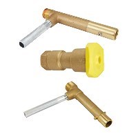 Brass riser valves