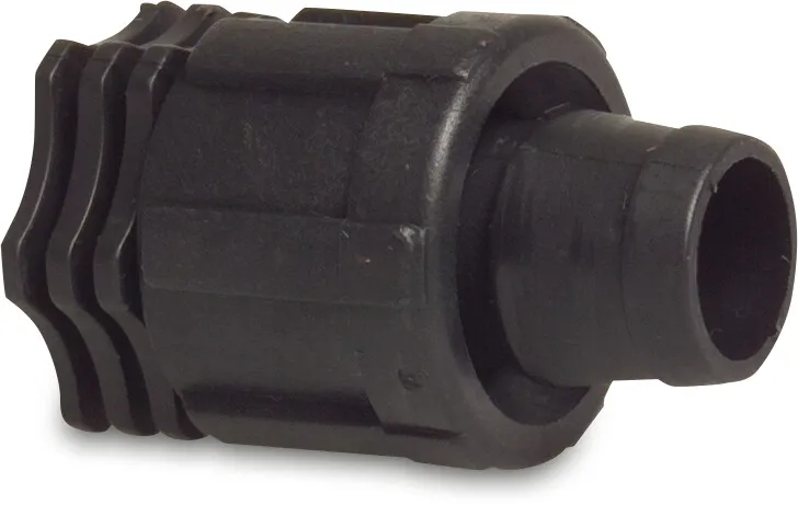 Plugg PP 17 mm tejp 6bar svart