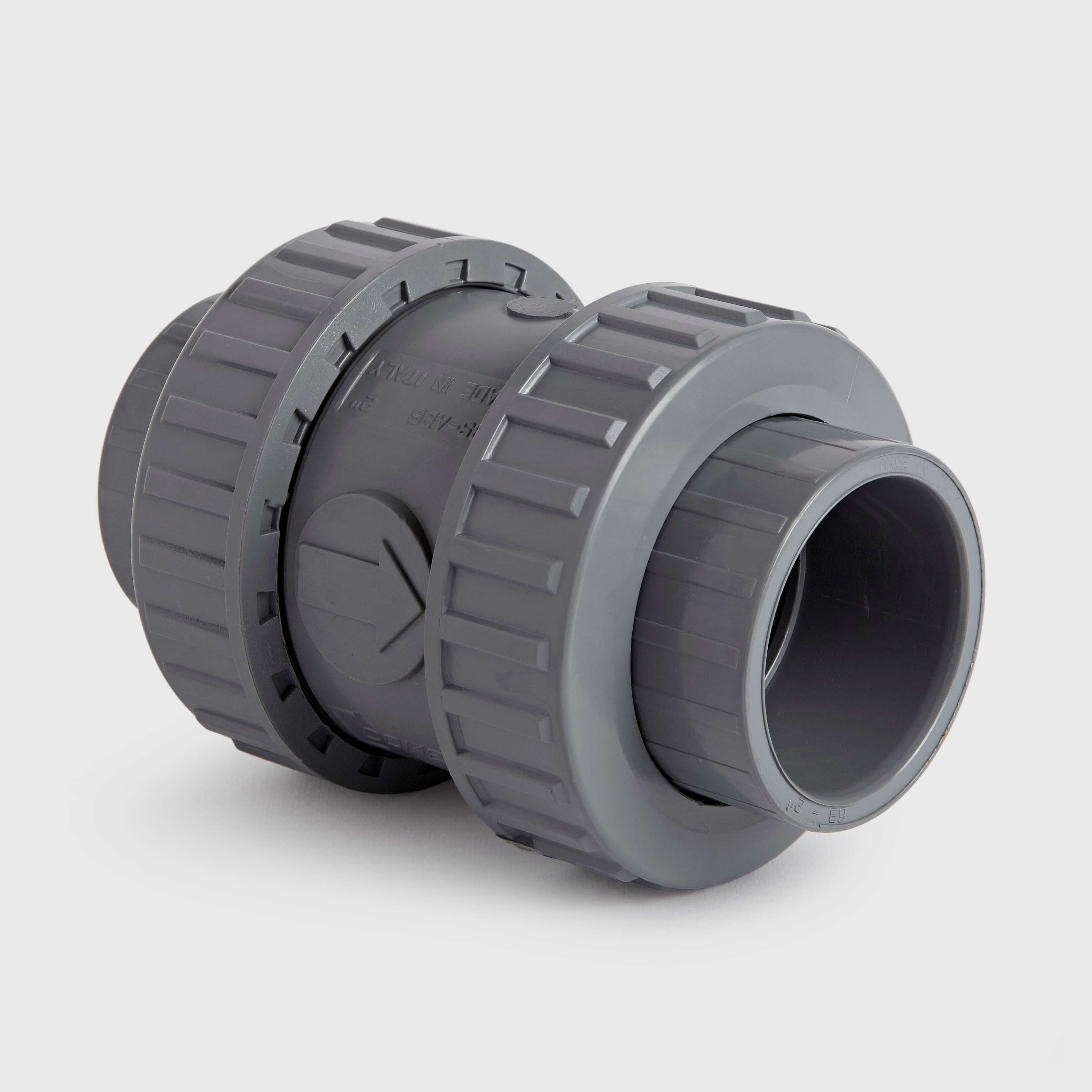 Comer Check valve spring loaded ABS 1/2" imperial glue socket