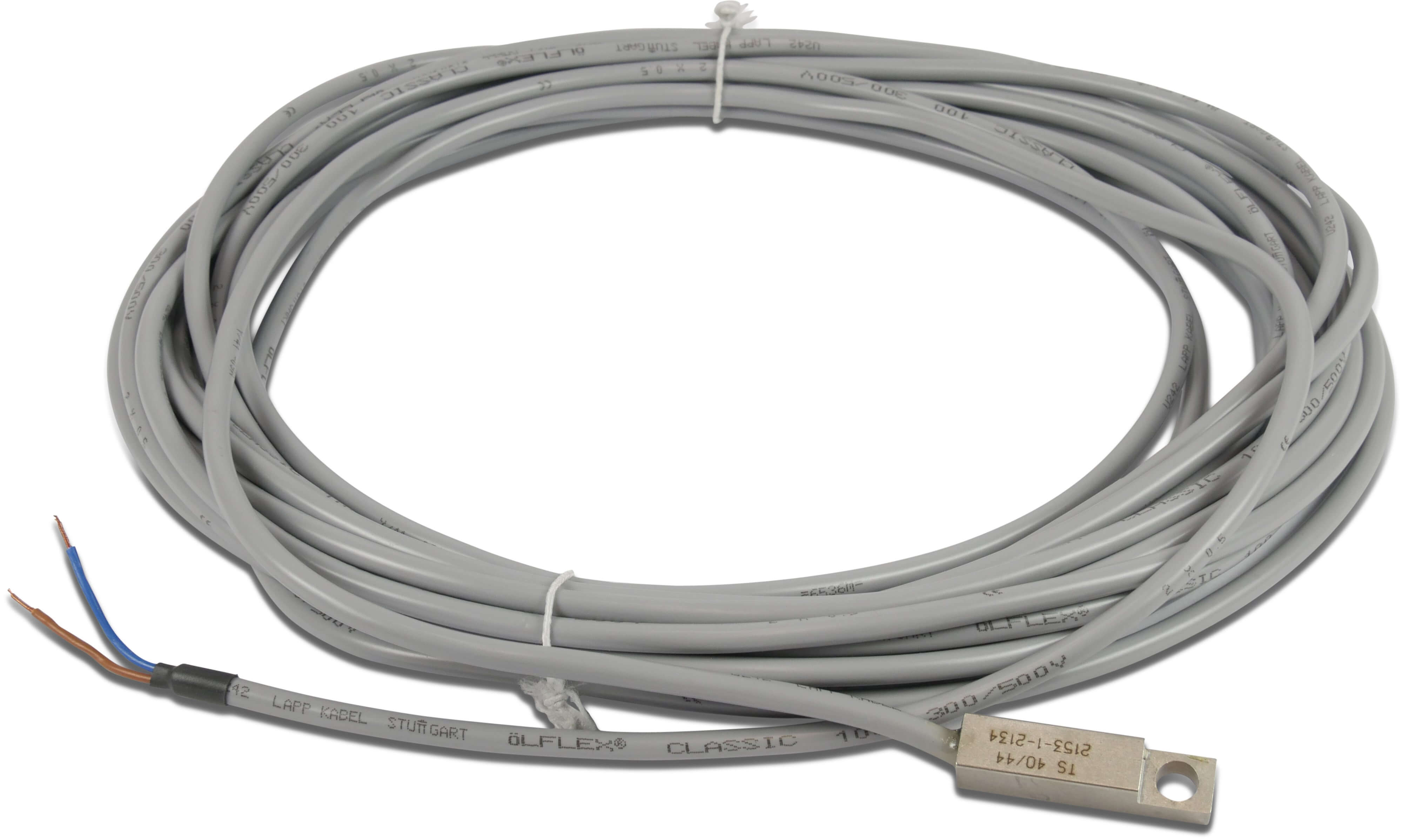 Bimetallic switch 60°C + 10 meter cable