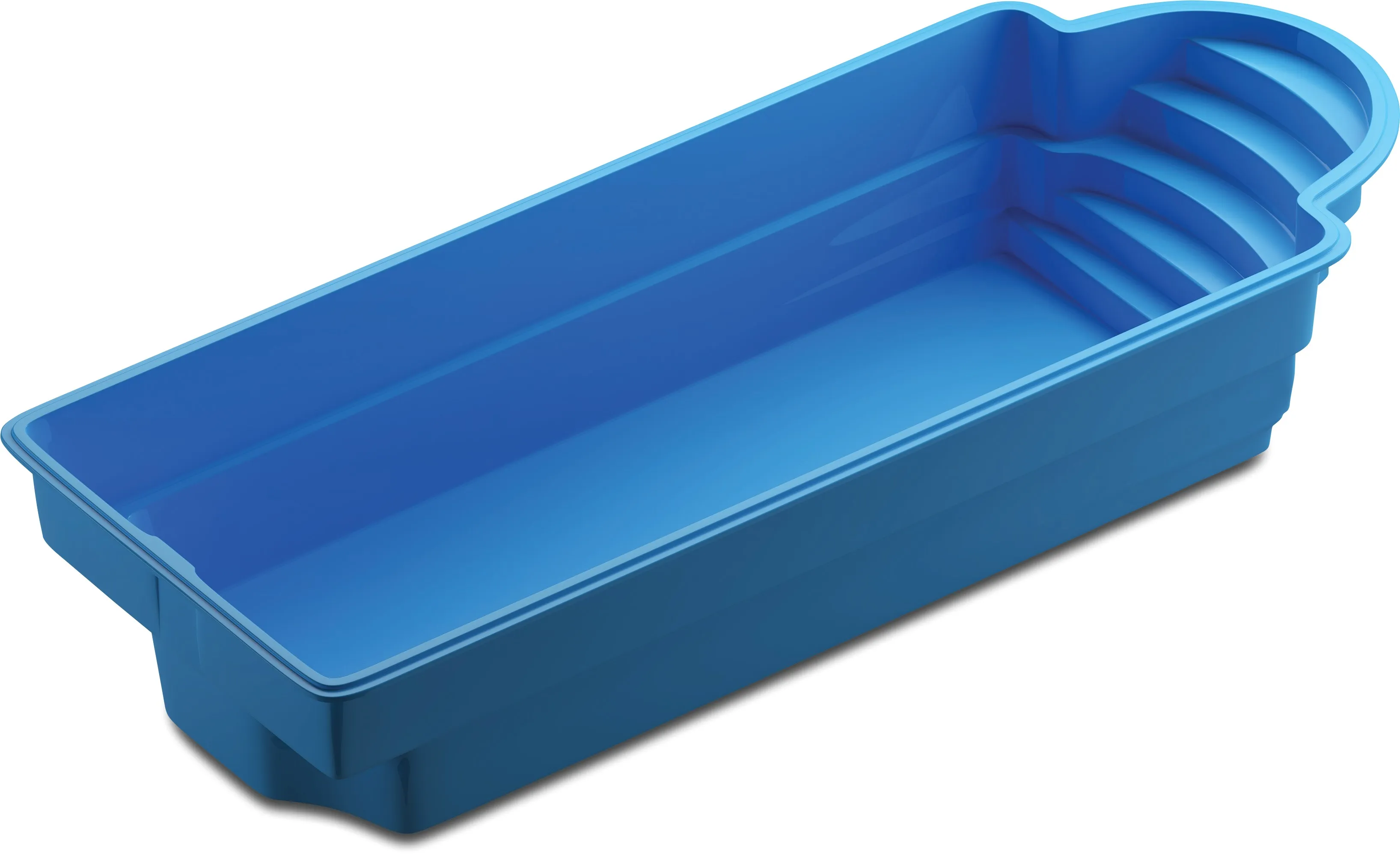 Pool fibreglass blue 8,4m Manhattan 8.4 x 3.2 x 1.55m
