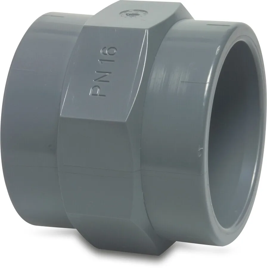 Profec Adaptor socket PVC-U 20 mm x 1/2" glue socket x female thread 10bar grey