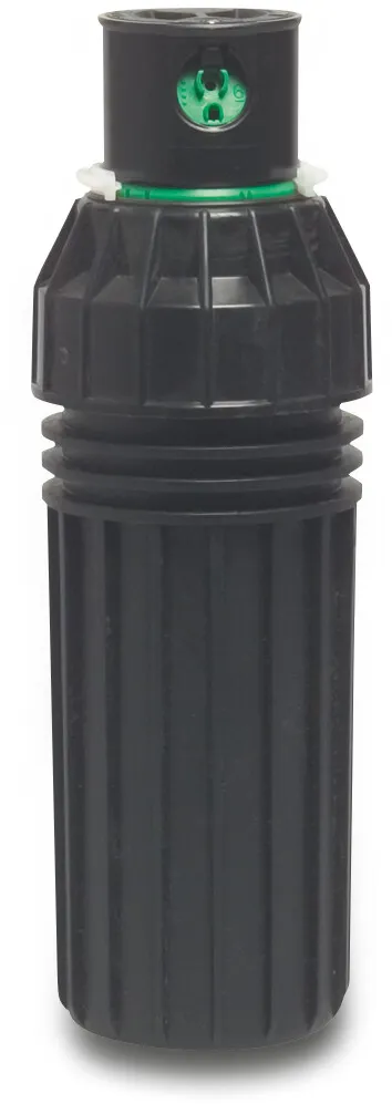 NaanDan Popup-sprinkler plast 3/4" invändig gänga 4.5bar 30°-360° svart type Pop-star 565