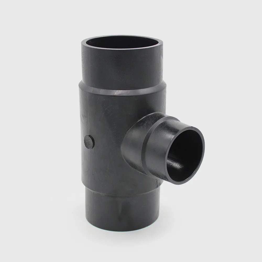 Profec T-piece 90° PE100 90 mm spigot SDR17 6bar 10bar black DVGW