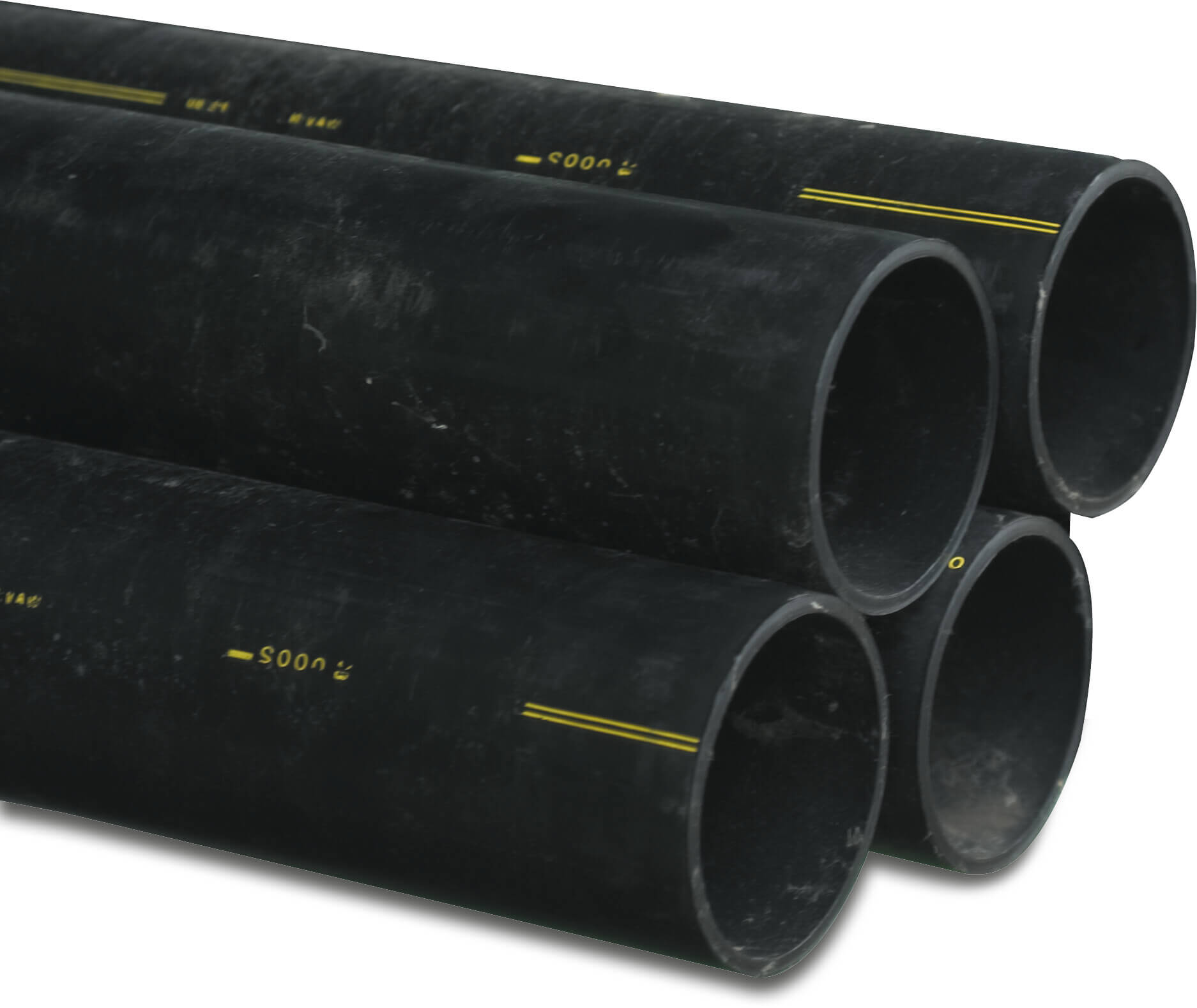 Sewage pipe PE80 40 mm x 3,0 mm plain 4bar black 5m KOMO/BENOR