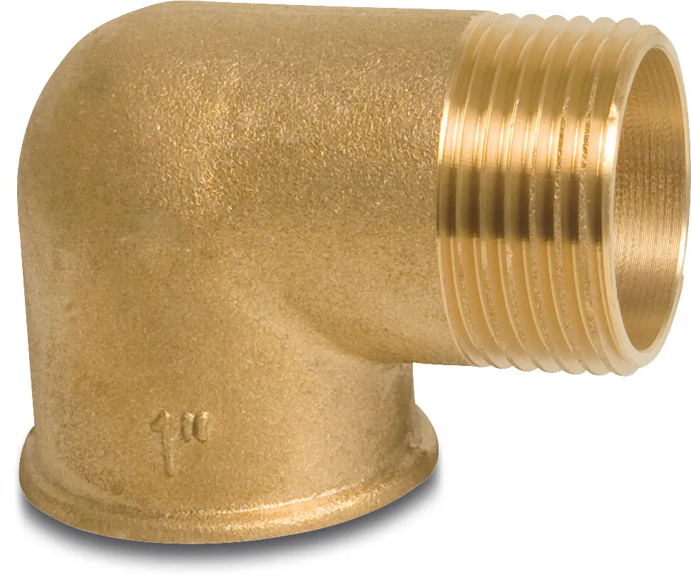 Profec Nr. 92 Elbow 90° brass 1 1/4" female thread x male thread 30bar