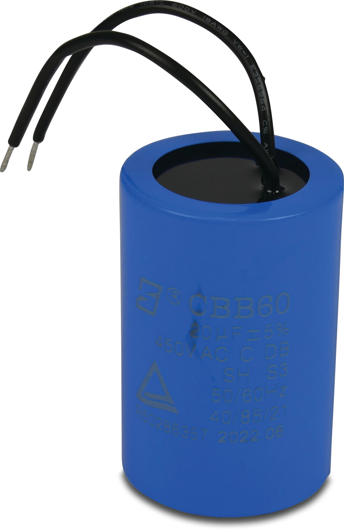 Capacitor 20µF 0,55 & 0,75kW