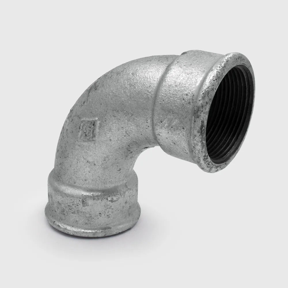 Profec Nr. 2A Bend 90° cast iron galvanised 4" female thread 25bar DVGW