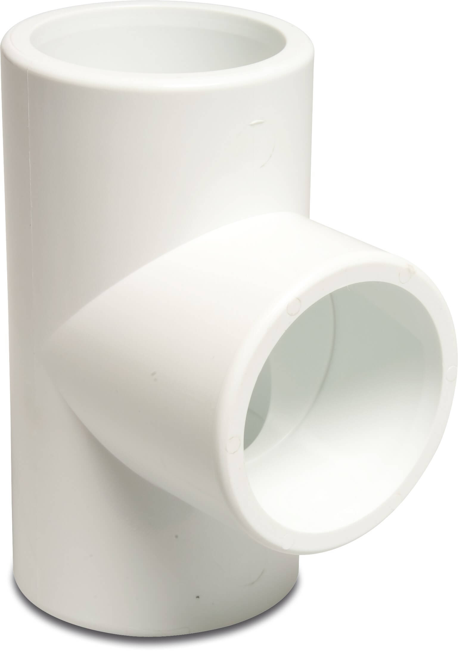 T-piece 90° PVC-U 2" imperial glue socket 16bar white
