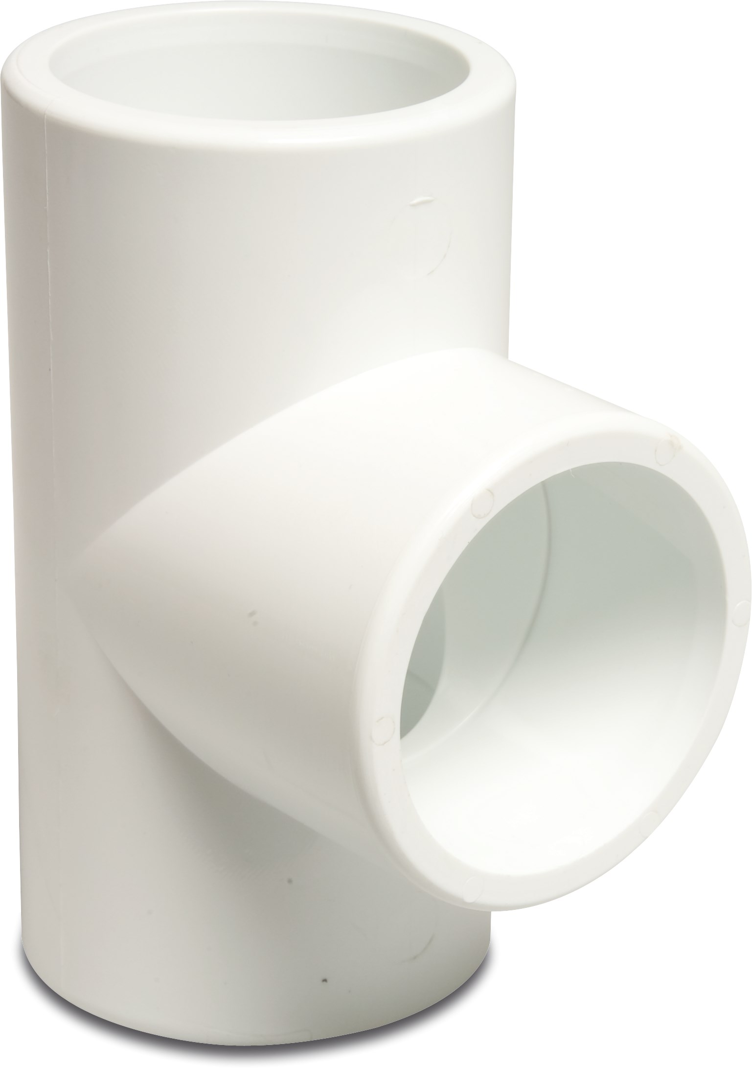 Profec T-piece 90° PVC-U 1 1/2" imperial glue socket 16bar white