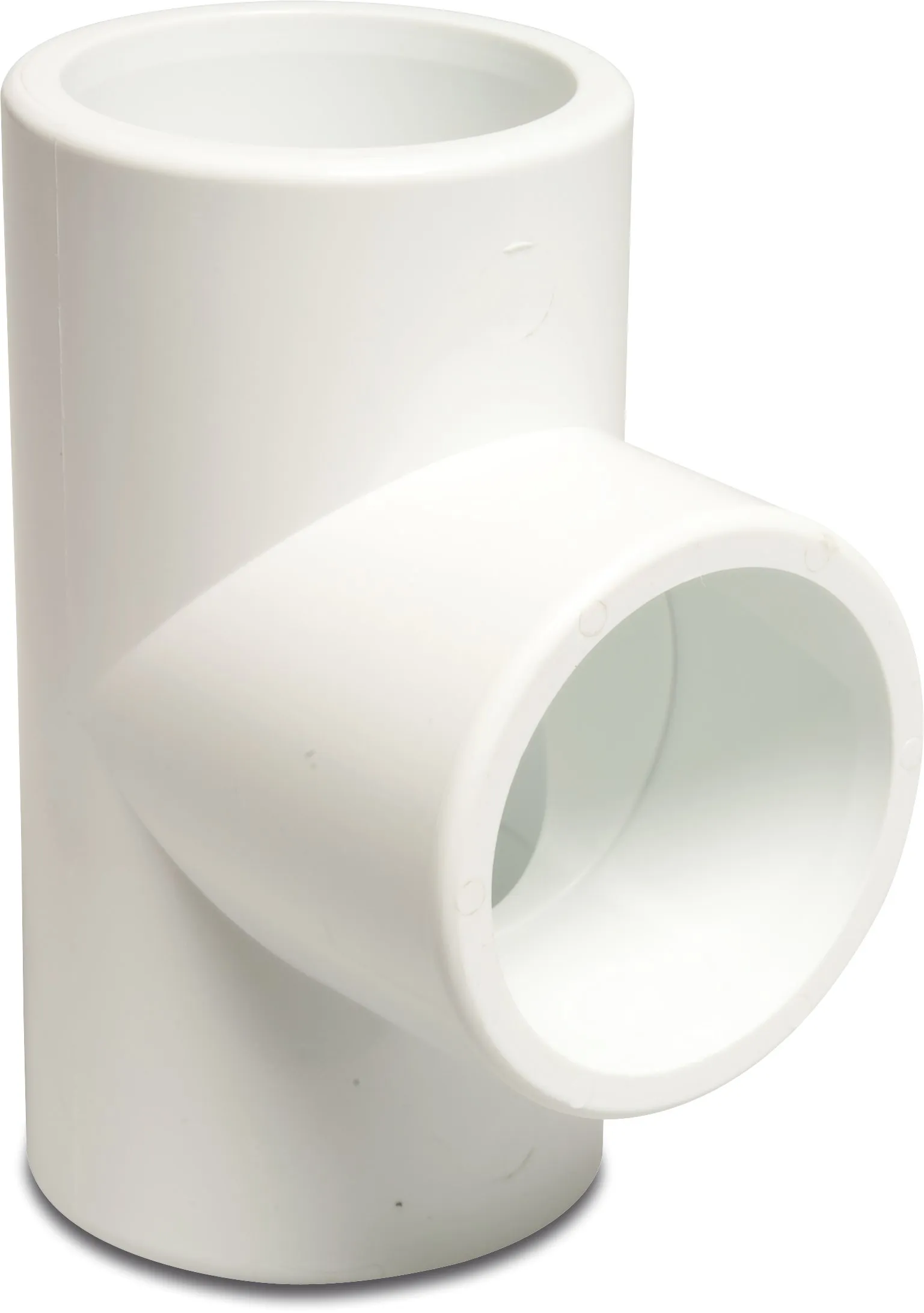 Profec T-piece 90° PVC-U 1 1/2" imperial glue socket 16bar white