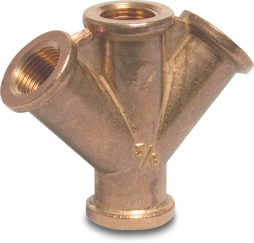 Profec Quick coupler 3-way distributor brass 1/2" female thread 30bar
