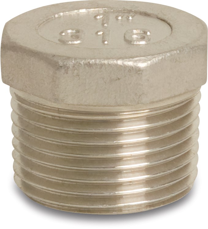 Profec Nr. 290 Plug RVS 316 1/8" buitendraad 16bar