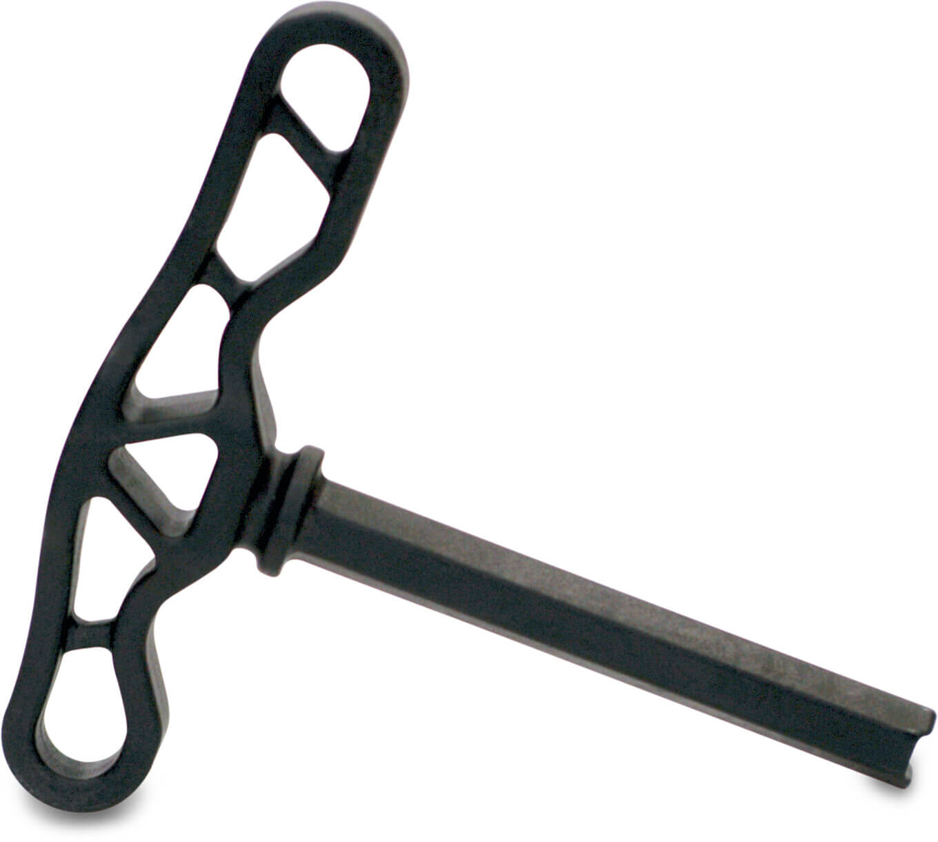 Schlüssel Kunststoff 17 mm Schwarz type Layflat