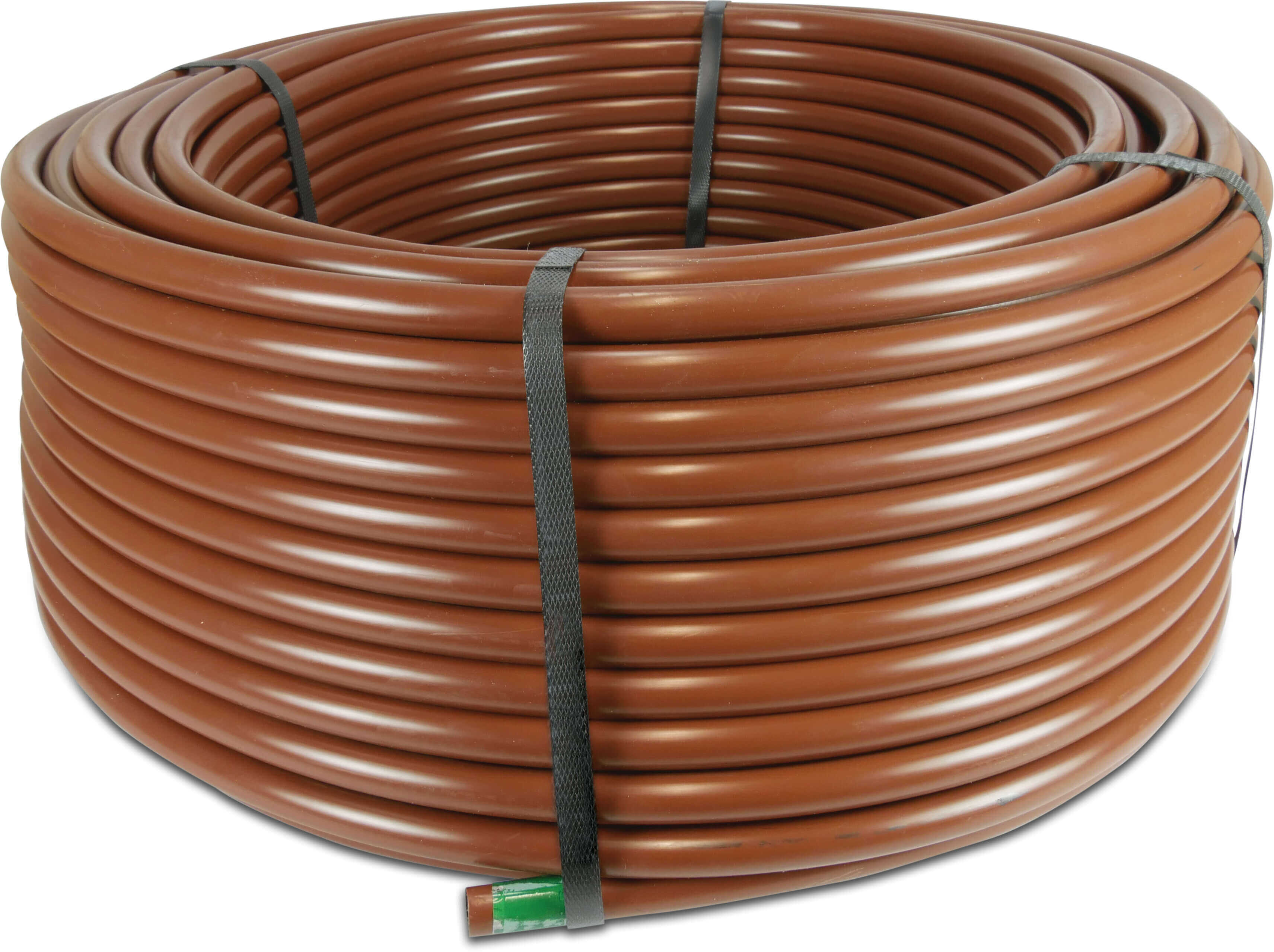 Azud Pressure pipe PE40 16 mm x 1,2 mm plain 4bar brown 50m