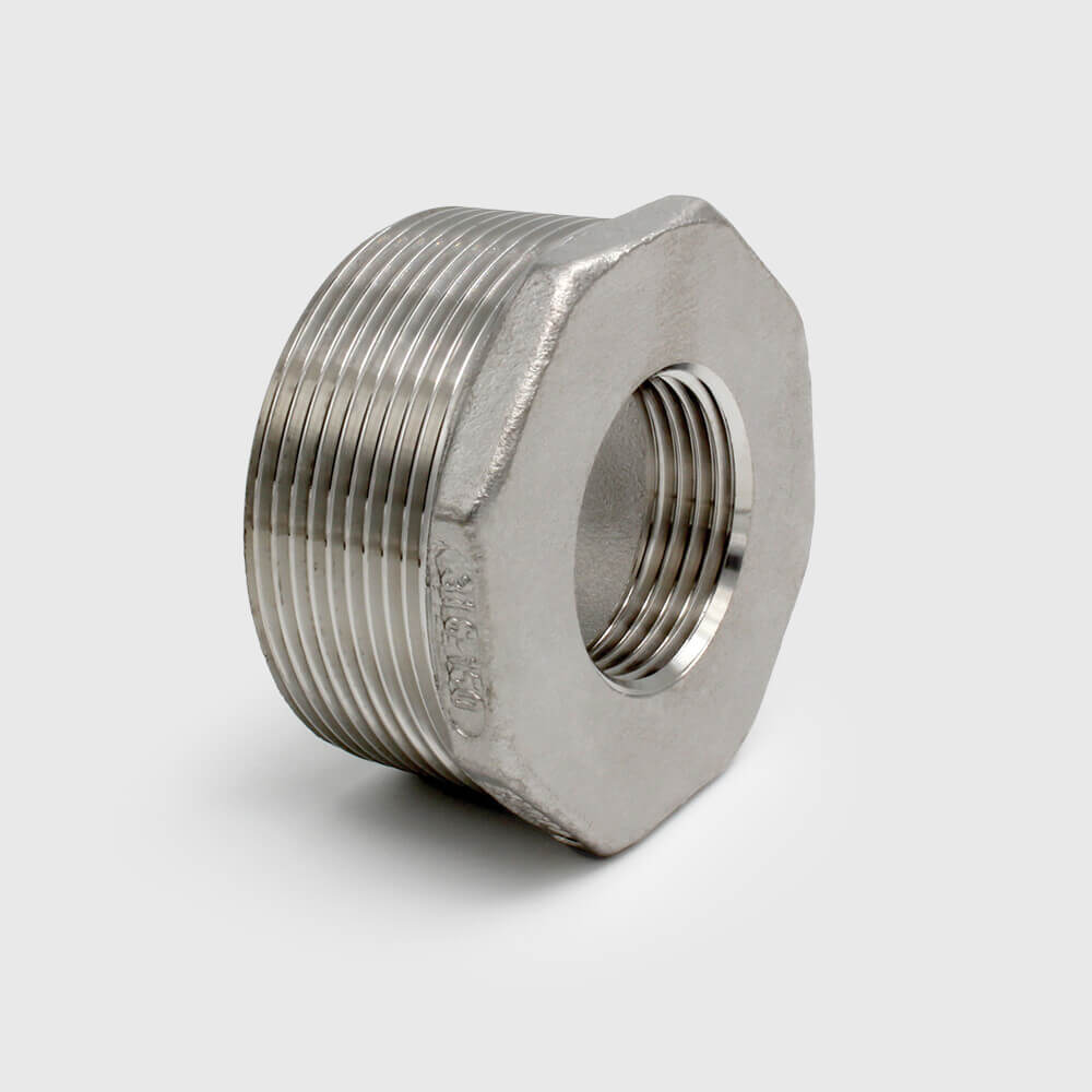 Profec Nr. 241 Reducer bush stainless steel 316 1 1/2" x 3/4" male thread x female thread 16bar