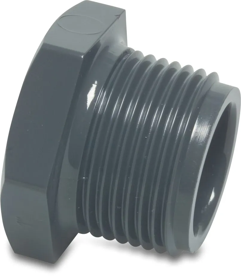 Profec Plug PVC-U 1/4" male thread 10bar grey