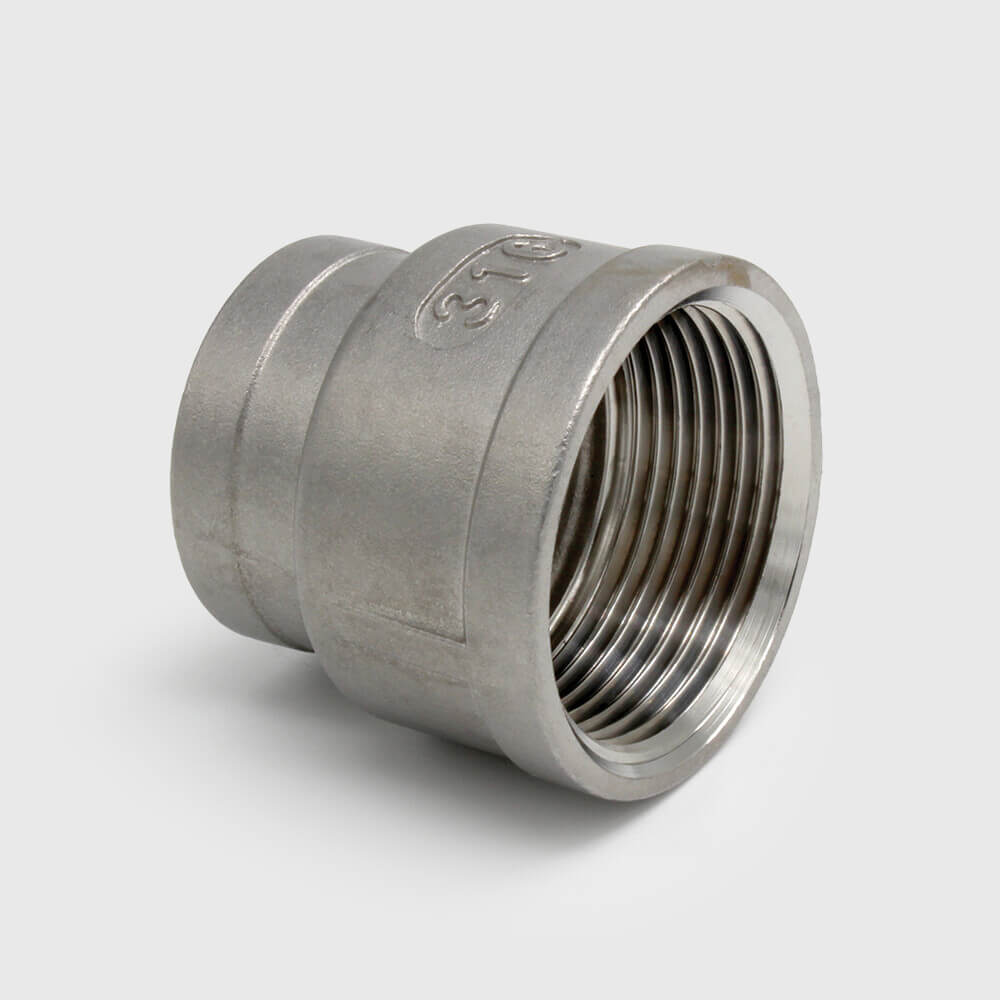 Profec Nr. 240 Reducer socket stainless steel 316 2" x 1 1/4" female thread 16bar