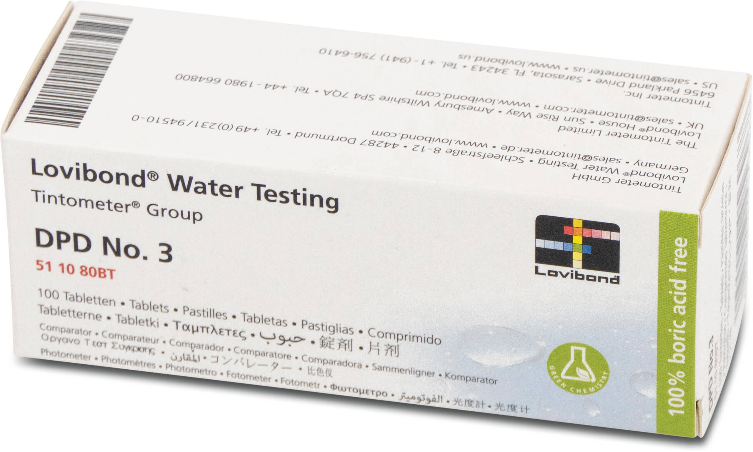 Lovibond Testtabletter DPD nr. 3 100 stk