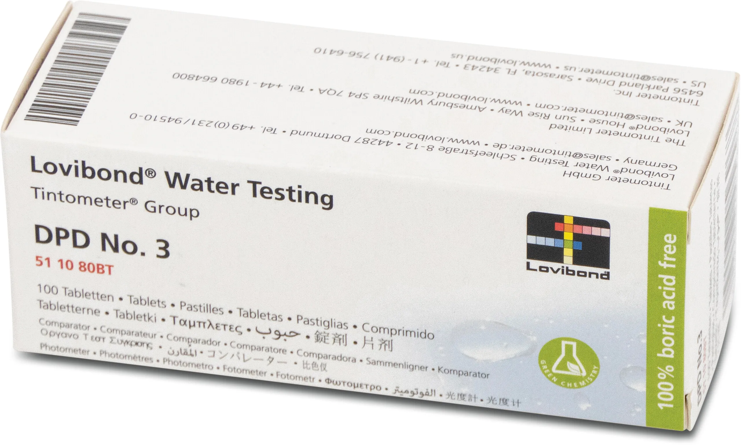 Lovibond Test tablets DPD No 3 100 pcs