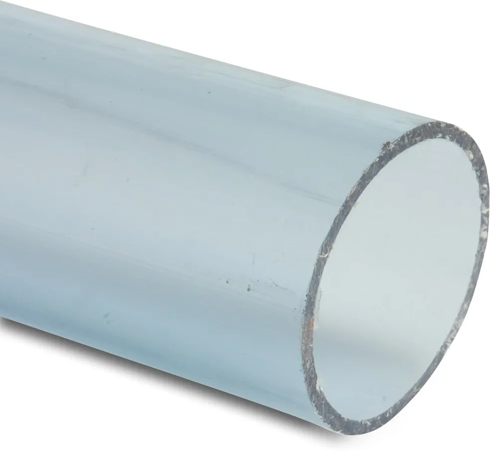 Druckrohr PVC-U 40 mm x 2,0 mm Glatt ISO-PN10 Transparent 5m
