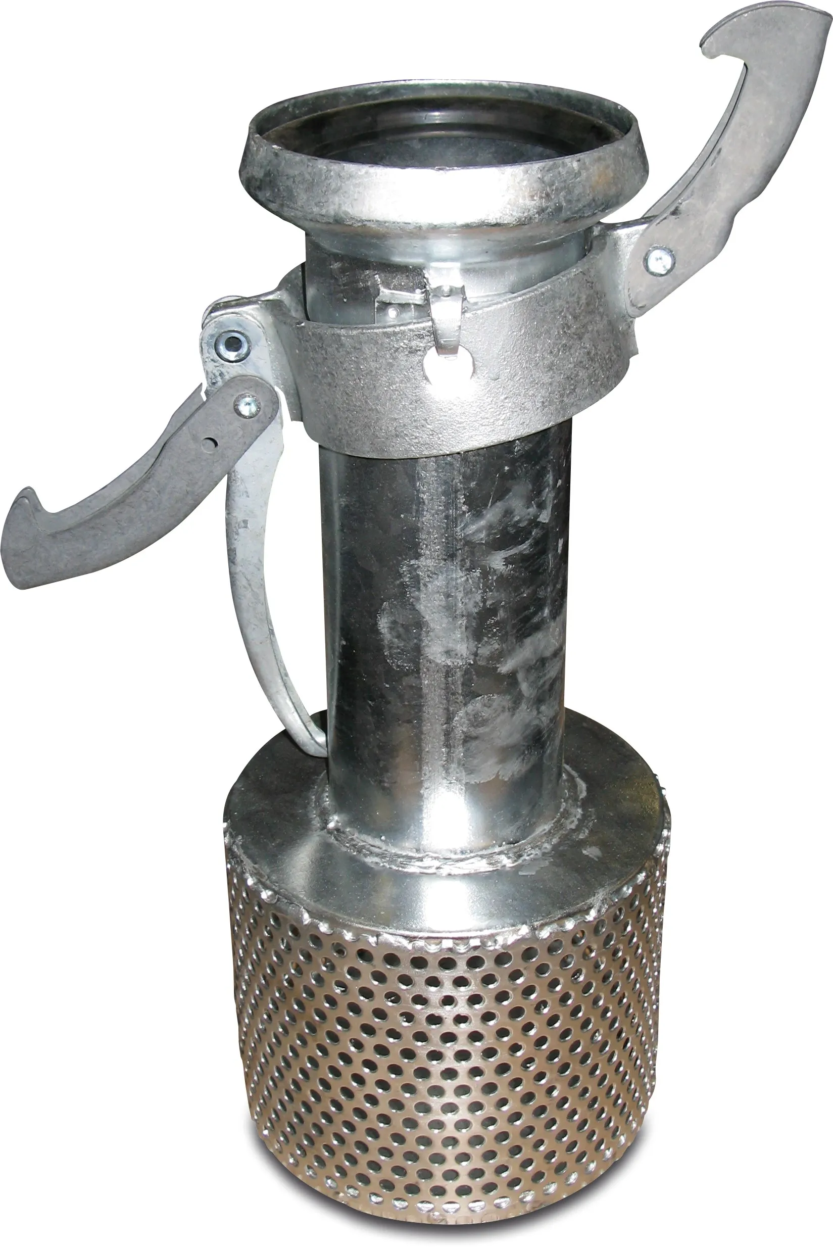 Strainer steel galvanised 108 mm female part Perrot
