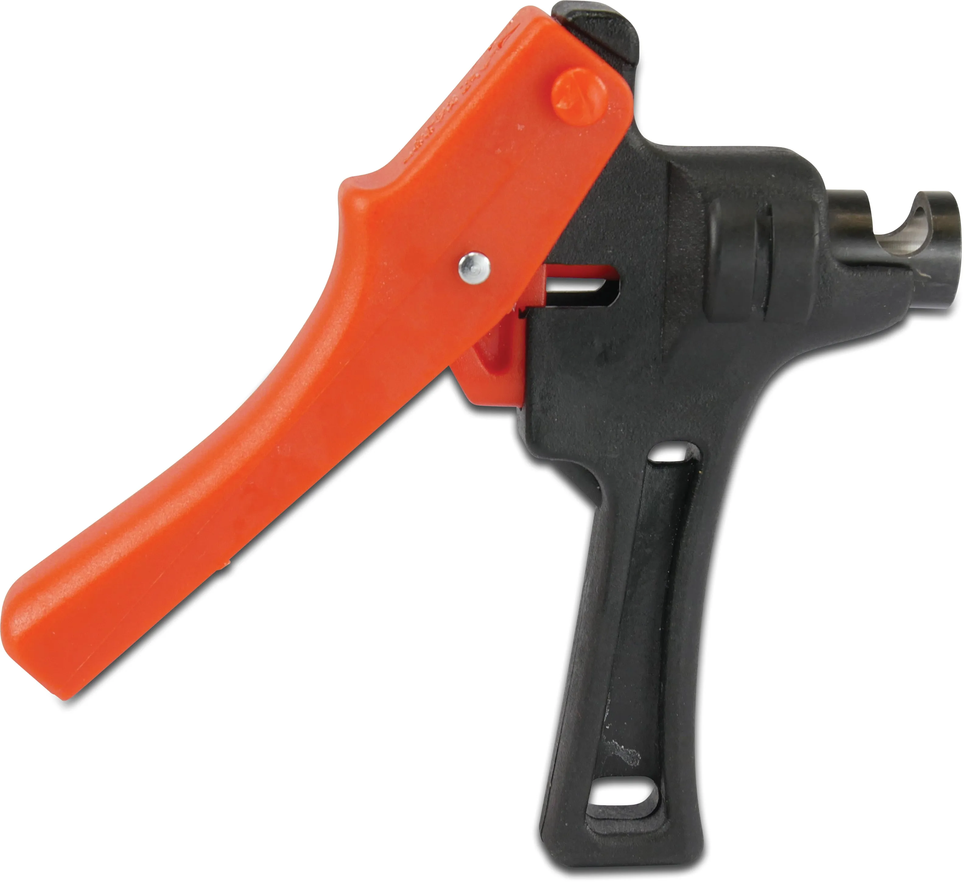 Punch plastic 14 mm black/orange type Layflat