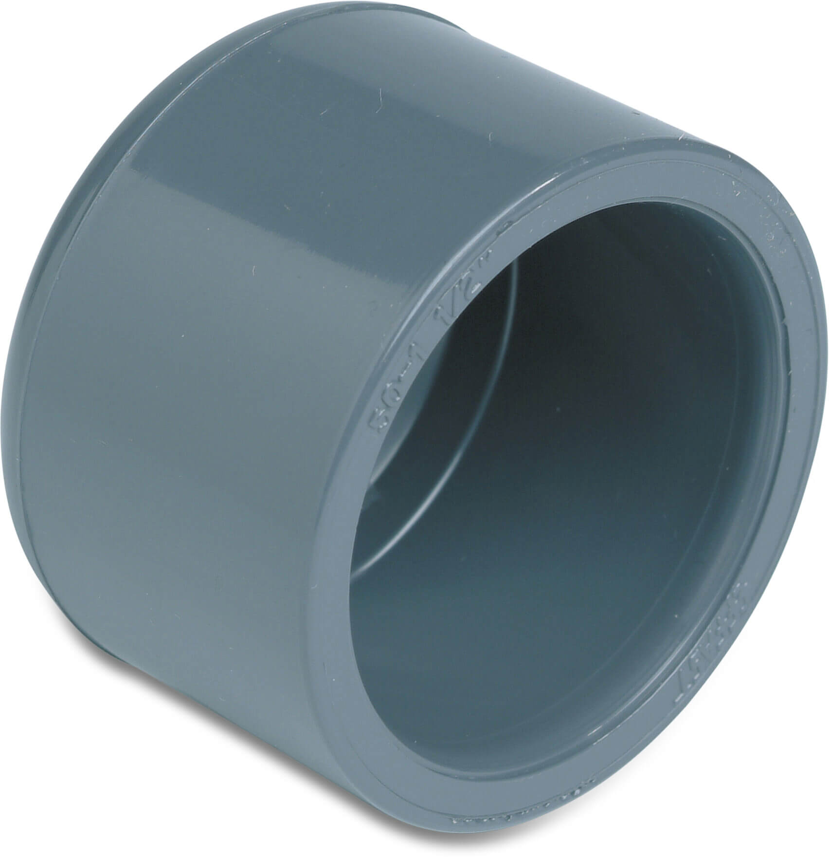 Profec Cap PVC-U 1" imperial glue socket 16bar grey WRAS