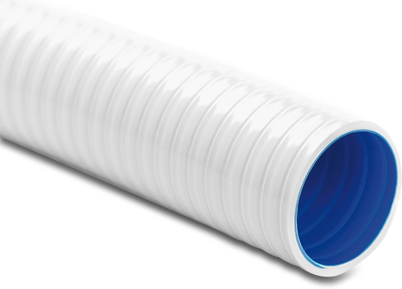 Klebeschlauch PVC 50 mm x 43 mm 4bar Weiß 25m type Flexiclor
