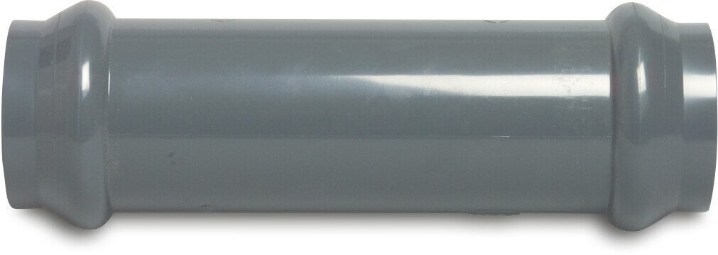 Repair socket PVC-U 63 mm ring seal 10bar grey