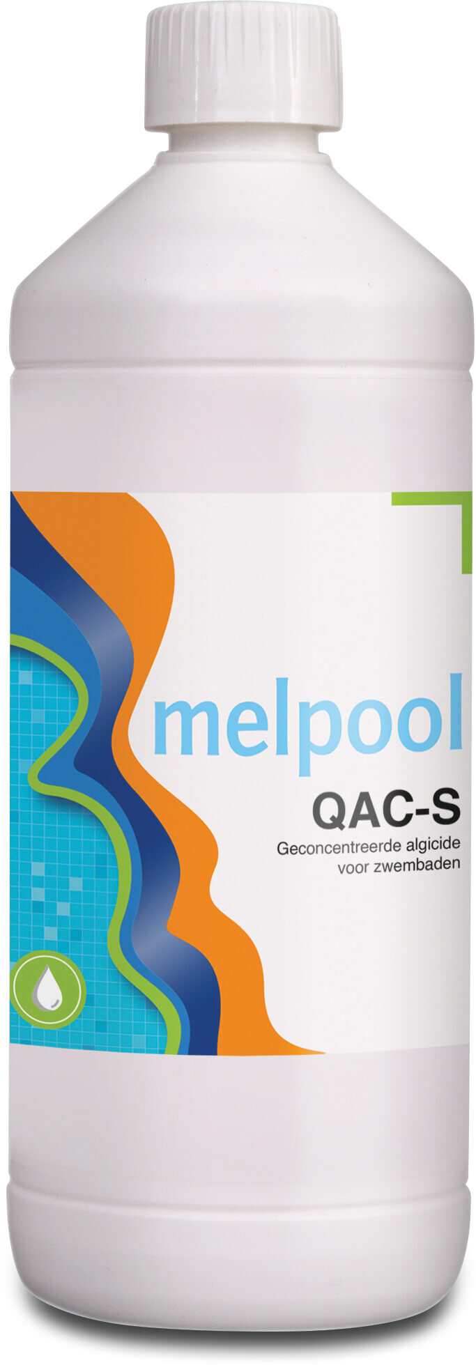 Melpool QAC-S liquid Algicide highly concentrated 1ltr