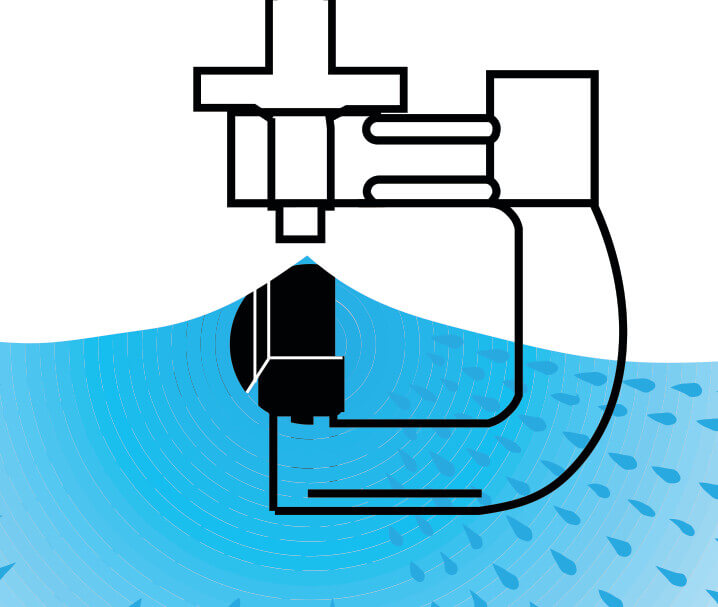 NaanDan Microsproeier kunststof 3/8WW buitendraad 1,8 mm 360° helgroen type Hadar 7110, inverted