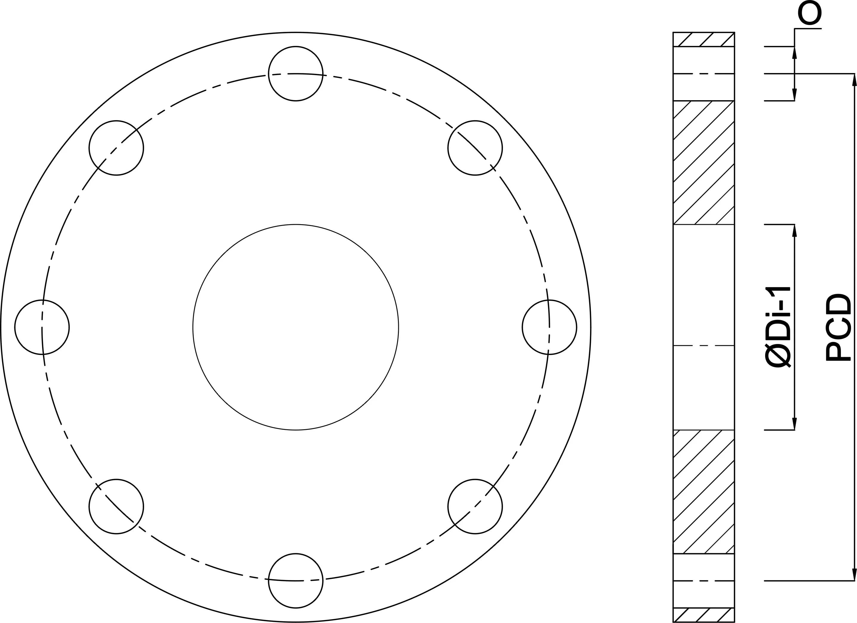 Profec Bague support PVC-U 63 mm 16bar DN50 gris PN10/16