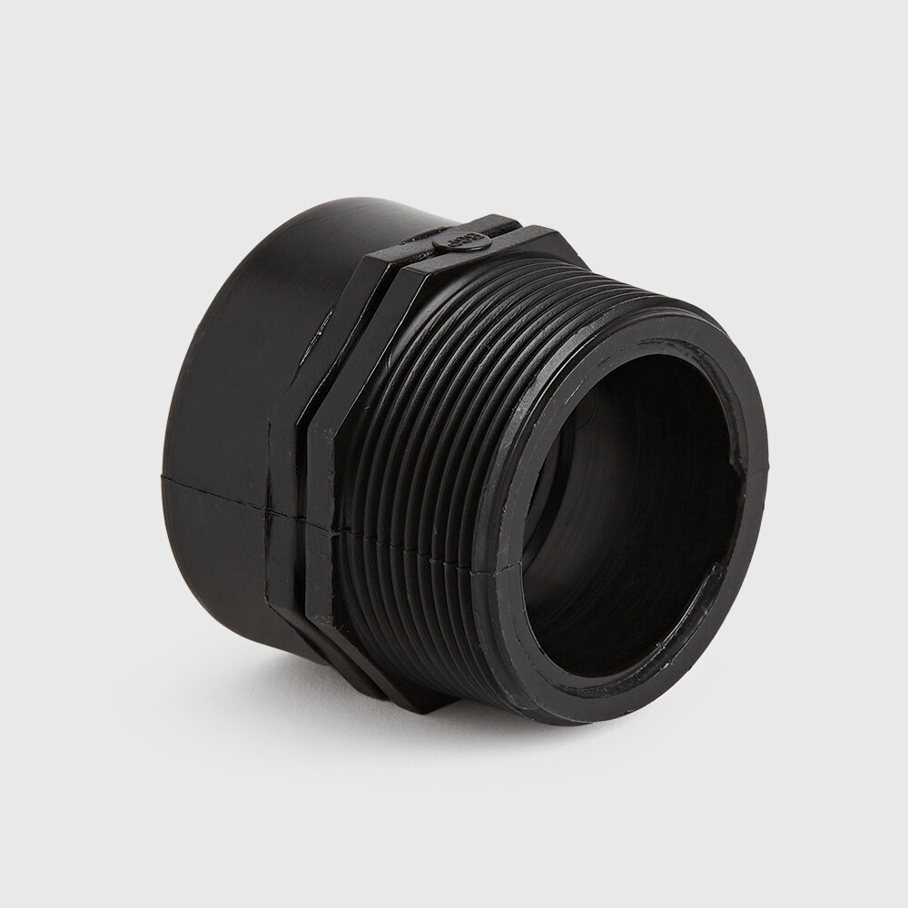 Reducer socket PP 1 1/2" x 1 1/4" female thread x male thread 10bar black