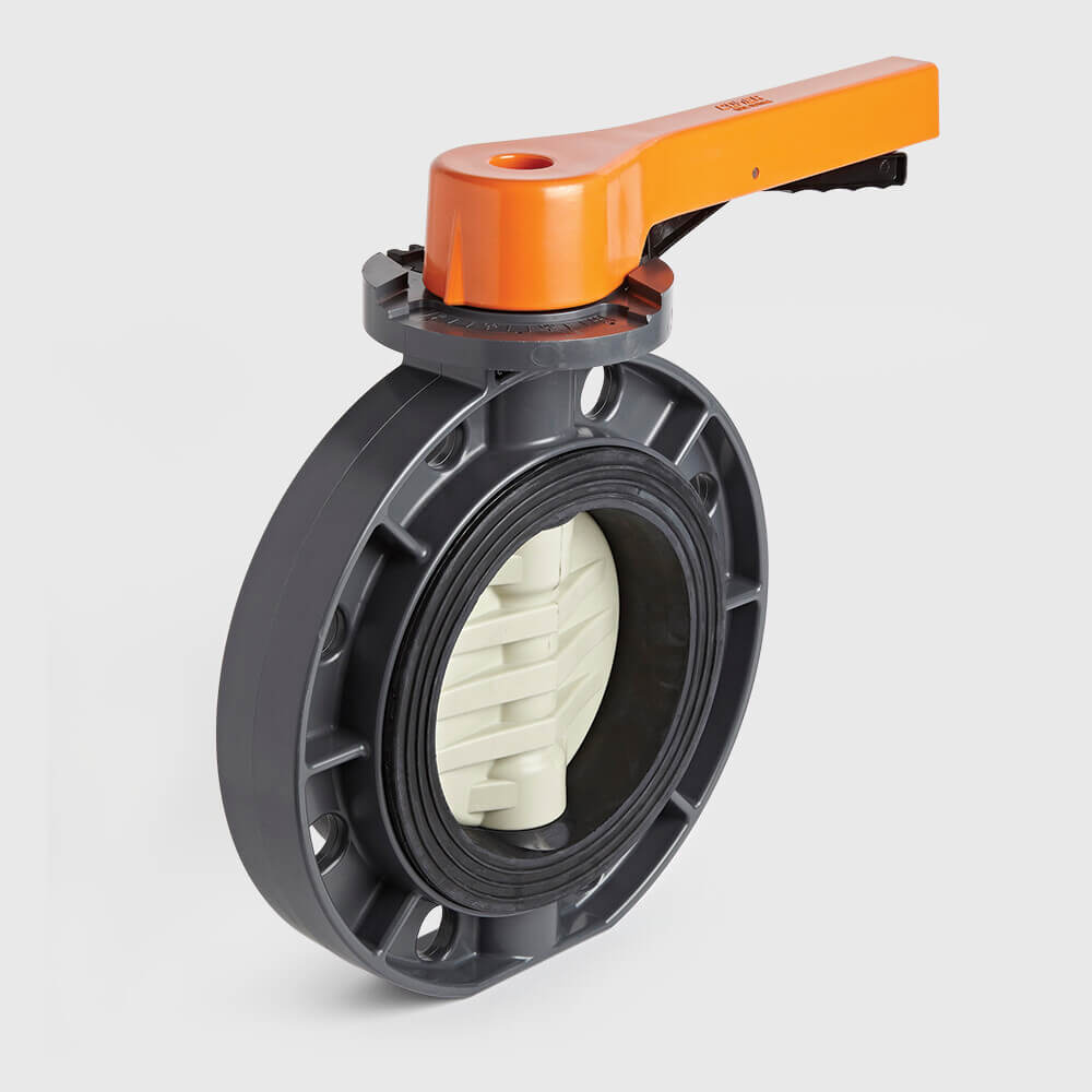 VDL Vlinderklep PVC-U 75mm-2 1/2"