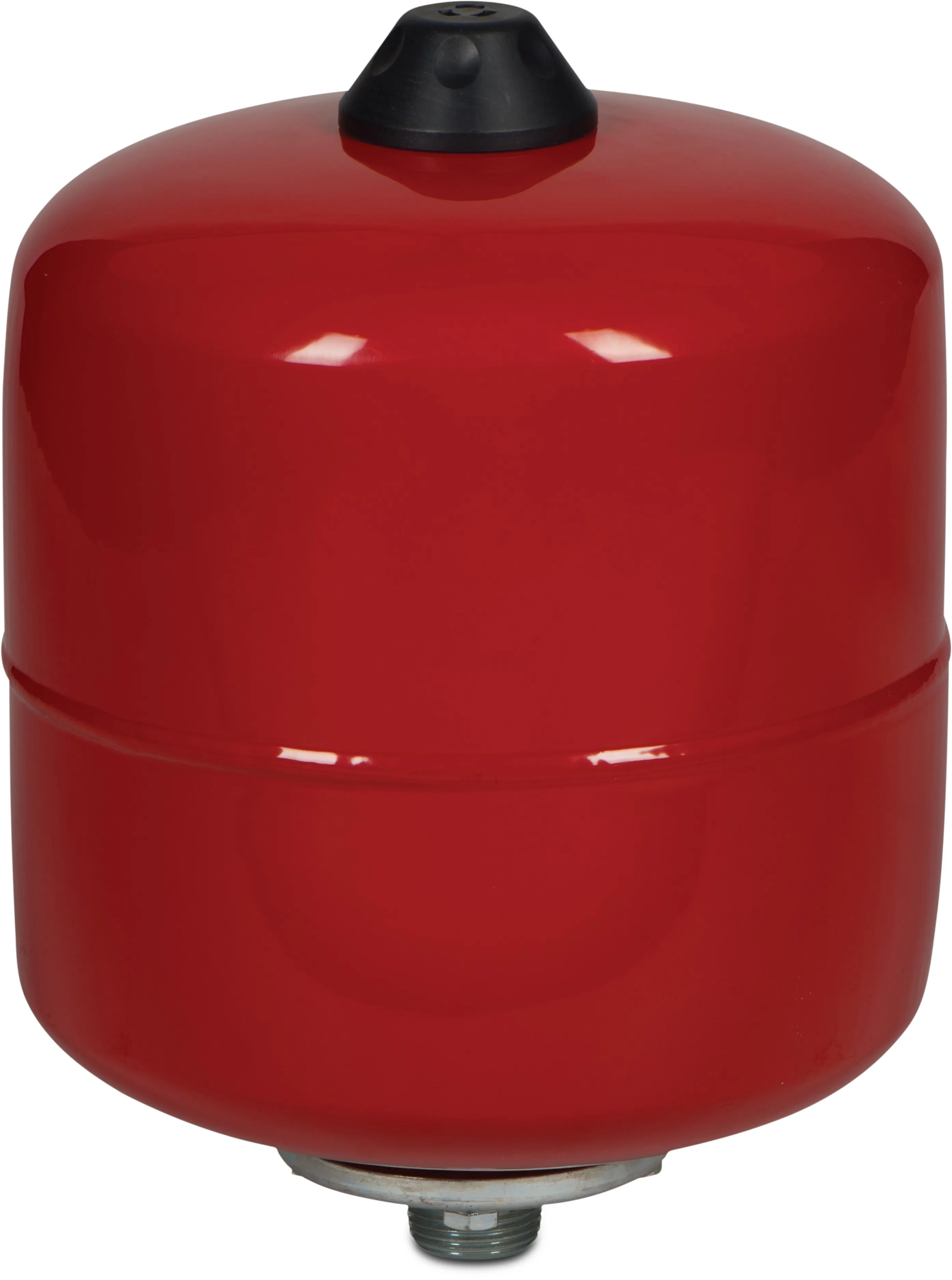 Profec Druckkessel Stahl Pulverbeschichtung 1" Außengewinde 10bar Rot 8ltr type vertikal