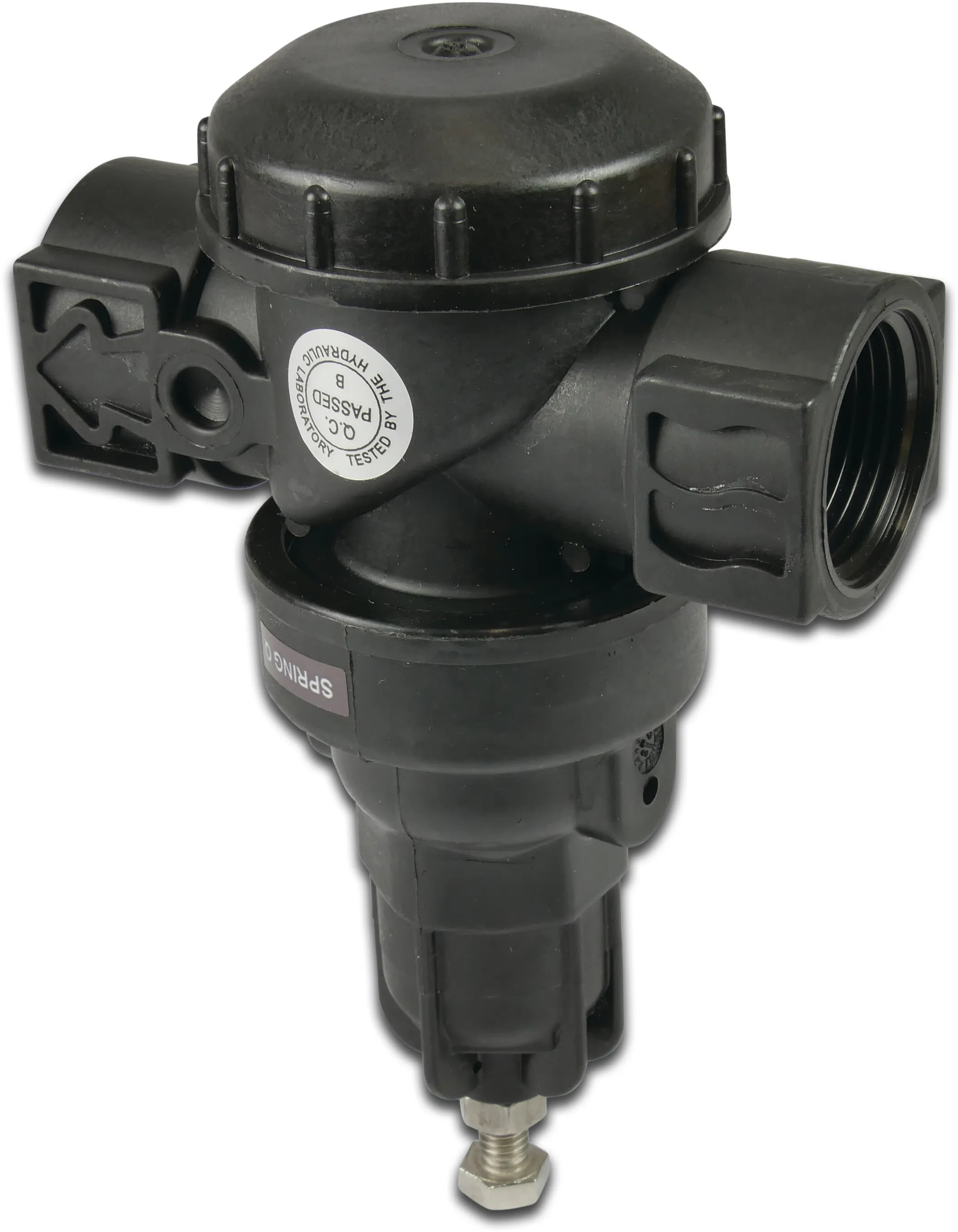 Bermad Pressure reducing valve plastic 1" female thread 9bar brown type 100N