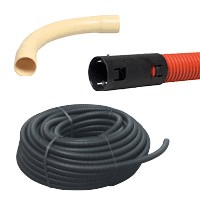 Cable protection pipes