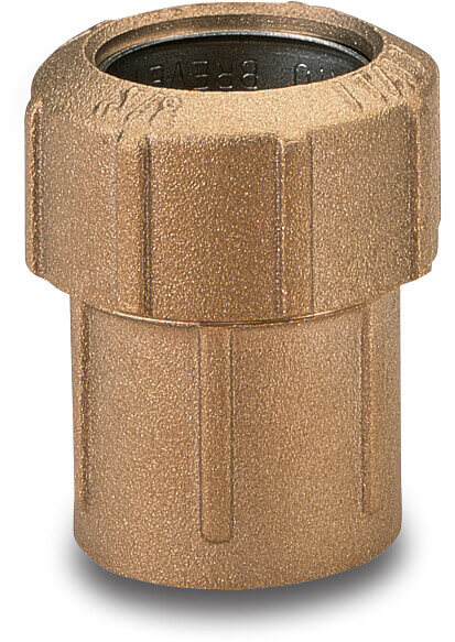 Itap Adaptor socket brass 40 mm x 1 1/4" compression x female thread 16bar DVGW type 010