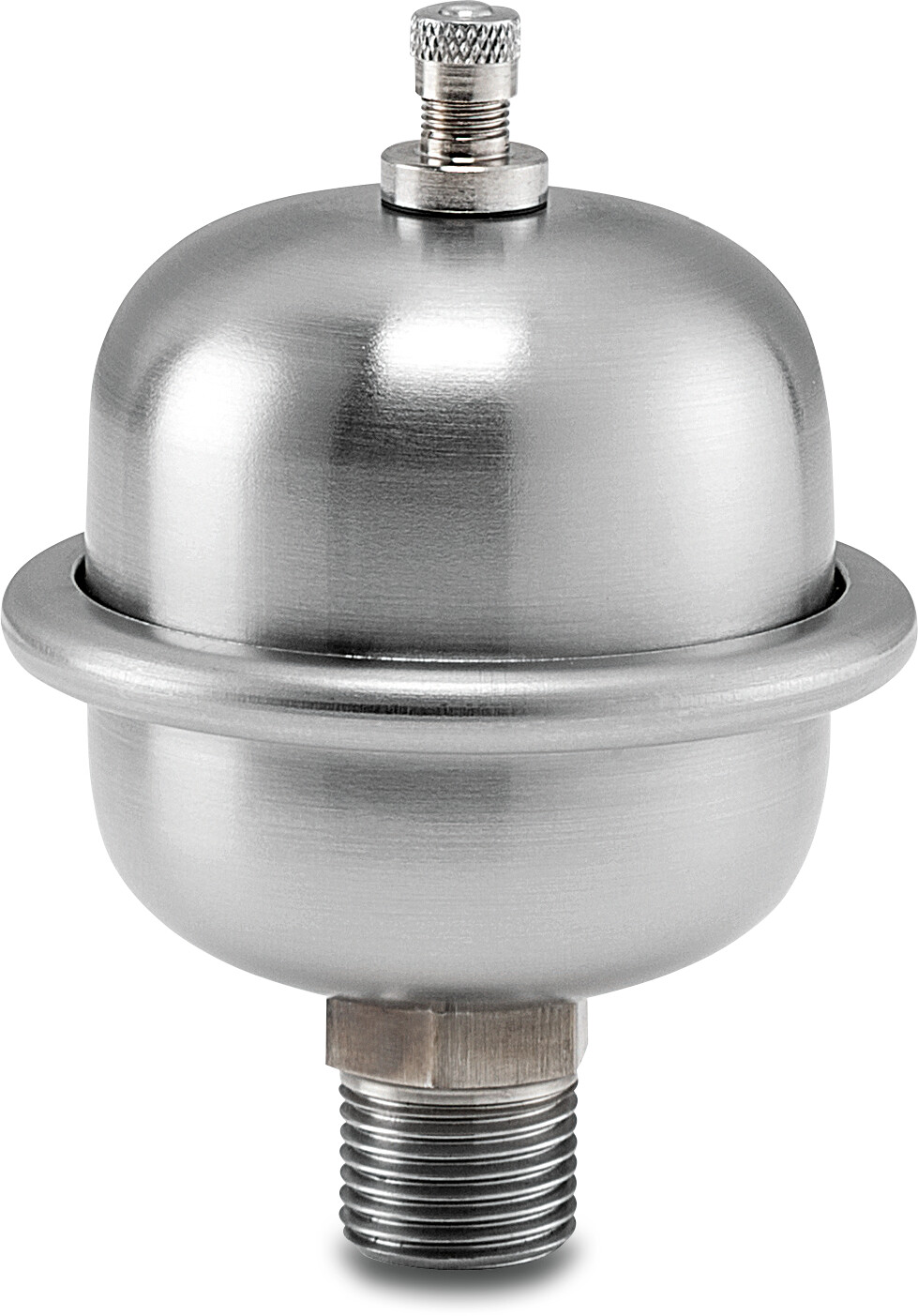 Wasserschlagdämpfer Edelstahl 304 1/2" Außengewinde 15bar WRAS