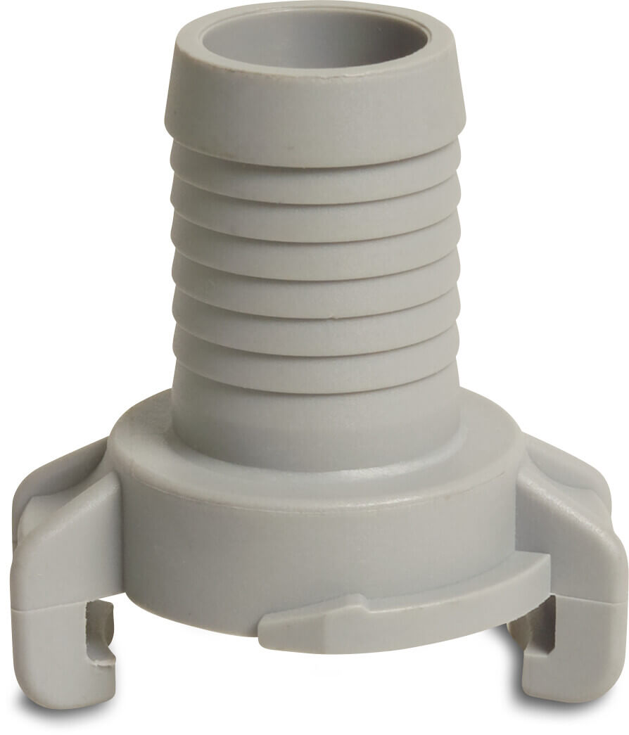 Quick coupler PA glass fibre reinforced 19 mm hose tail CD 40 8bar grey