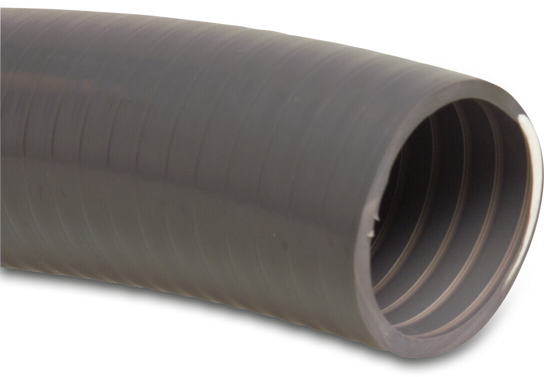 Profec Pool hose PVC 20 mm x 25 mm 7bar grey 25m type Poolflex