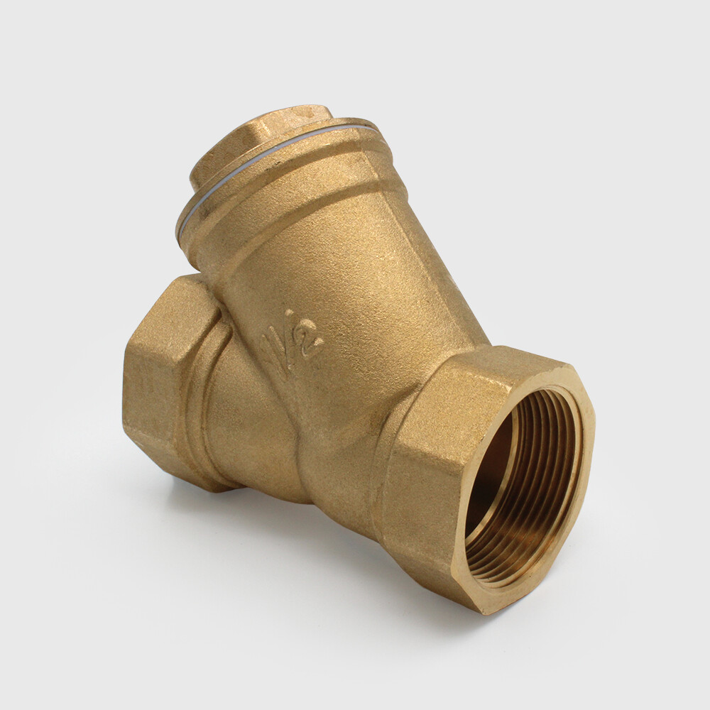Profec Inline Filter brass 2" female thread 16bar 550micron stainless steel 304